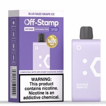 Off Stamp SW16000 Refill Pod for SW9000 — Blue Razz Grape Ice