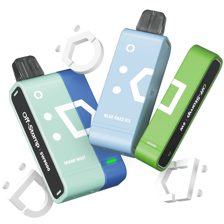 Off-Stamp SW9000 Disposable Full Kit by Lost Mary 5% — California Cherry