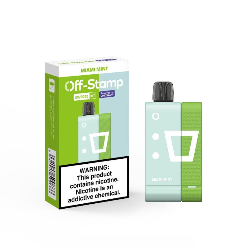 Off-Stamp SW9000 Disposable Full Kit by Lost Mary 5% — Miami Mint
