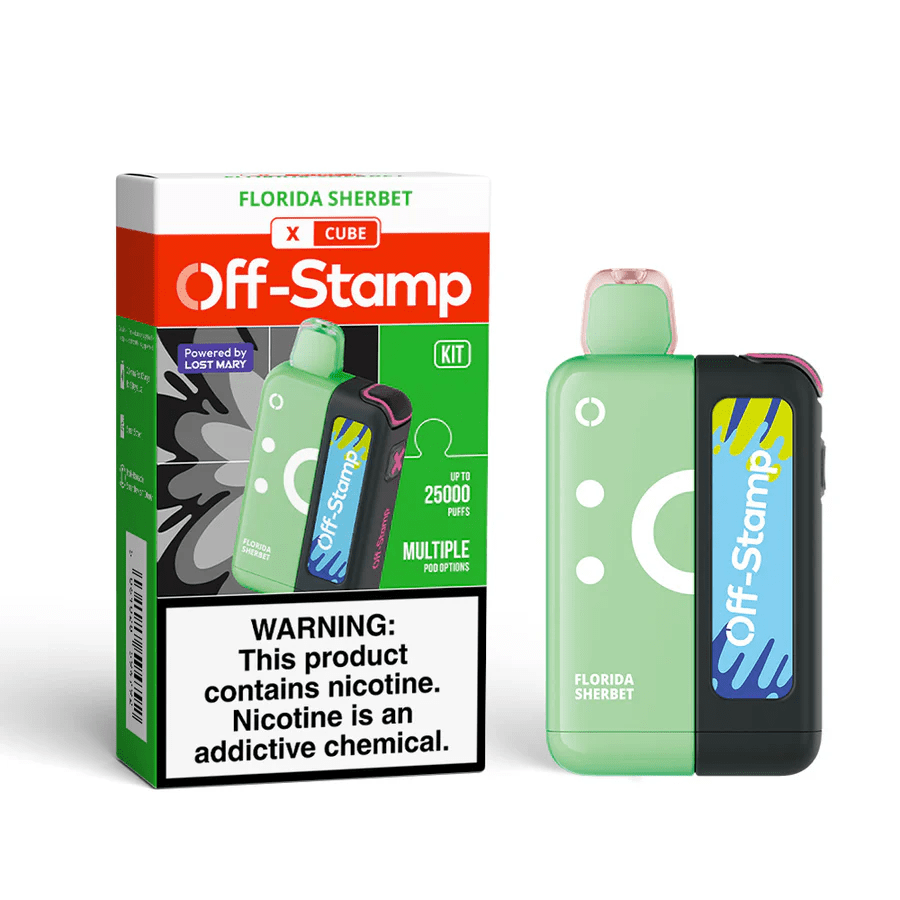 Off-Stamp X Cube 25K Puff Disposable Pod System — Florida Sherbet