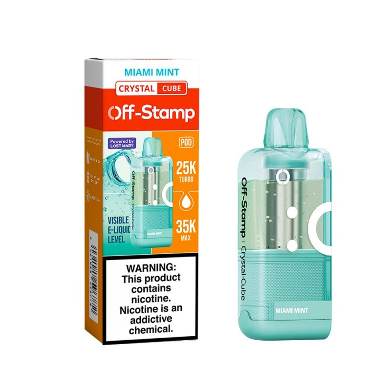 Off-Stamp X-Cube Crystal 35K Disposable POD — Miami Mint