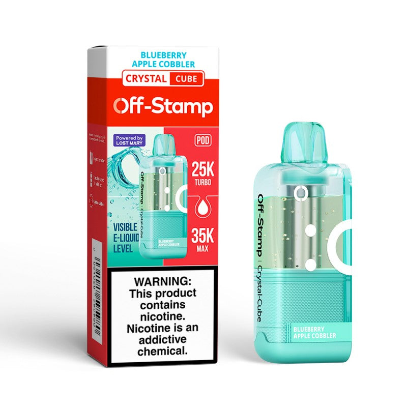Off-Stamp X-Cube Crystal 35K Disposable POD — Blueberry Apple Cobbler
