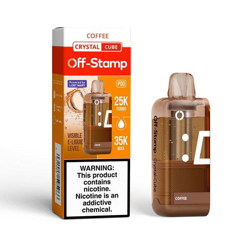Off-Stamp X-Cube Crystal 35K Disposable POD — Coffee