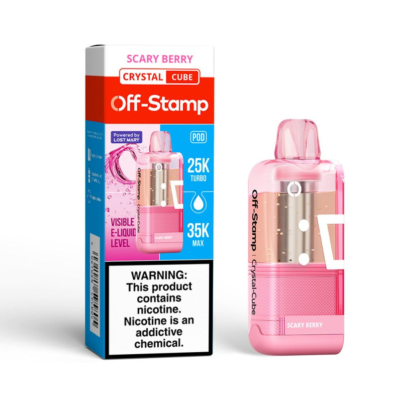 Off-Stamp X-Cube Crystal 35K Disposable POD — Scary Berry