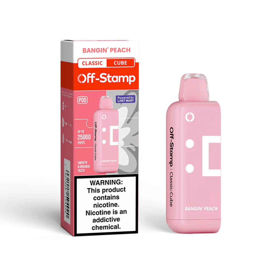 Off-Stamp X-Cube Replacement Pod | 25,000 Puffs — Bangin' Peach - Classic Pod