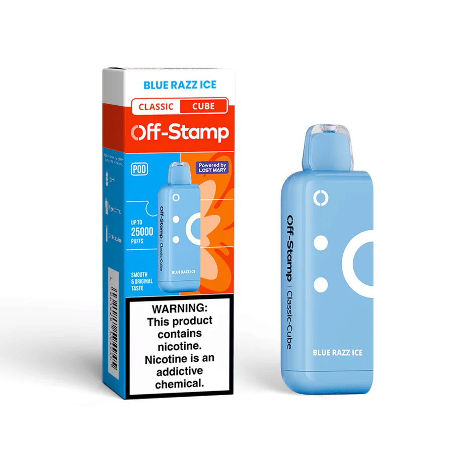 Off-Stamp X-Cube Replacement Pod | 25,000 Puffs — Blue Razz ICE - Classic Pod