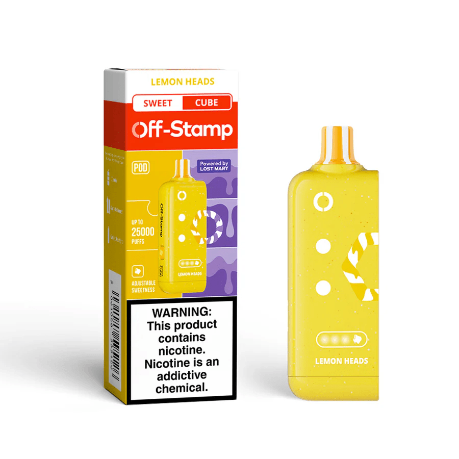 Off-Stamp X-Cube Replacement Pod | 25,000 Puffs — Lemon Noggin - Sweet Cube