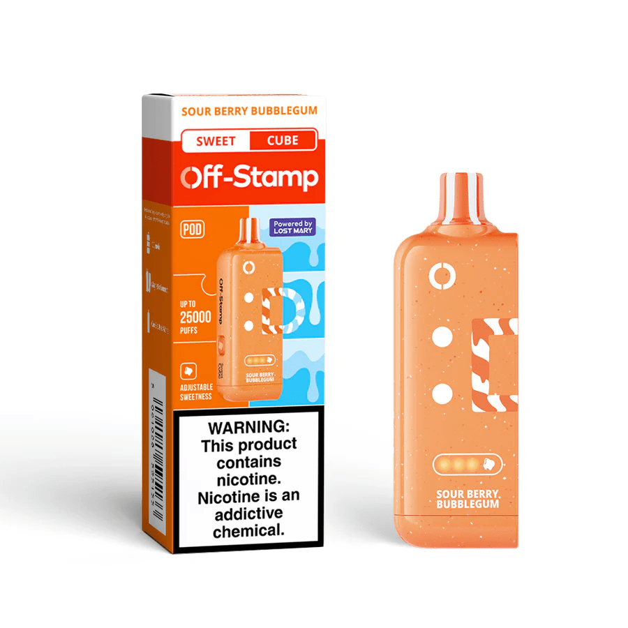 Off-Stamp X-Cube Replacement Pod | 25,000 Puffs — Sour Berry Kick - Sweet Cube
