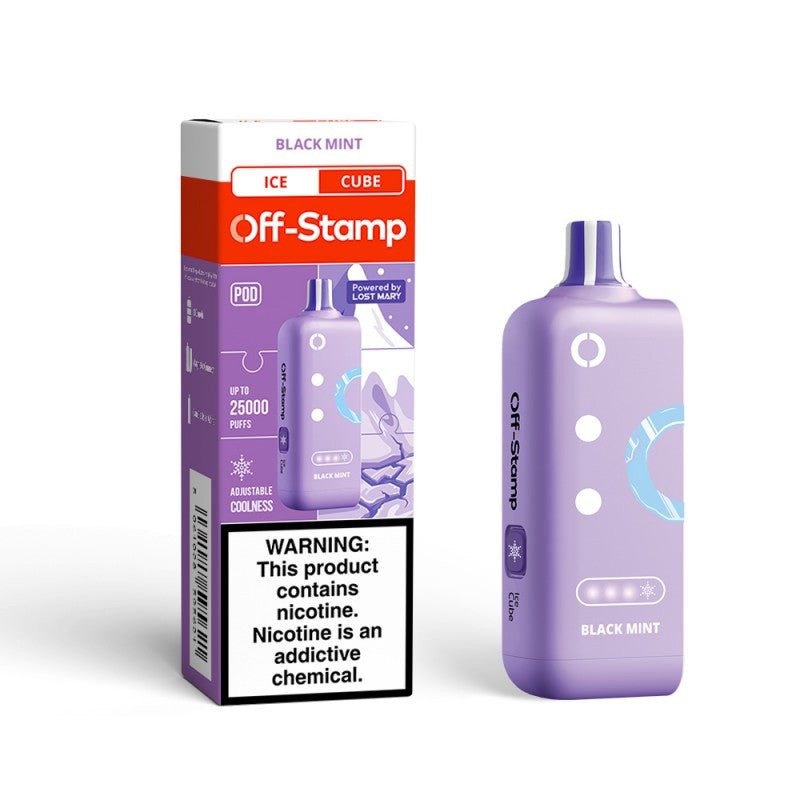 Off-Stamp X-Cube Replacement Pod | 25,000 Puffs — Black Mint - Ice Pod