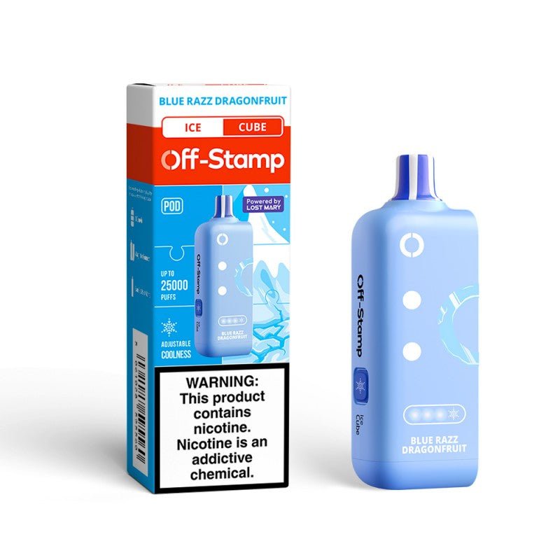 Off-Stamp X-Cube Replacement Pod | 25,000 Puffs — Blue Razz Dragonfruit - Ice Pod
