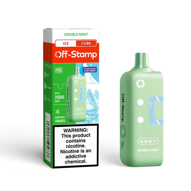Off-Stamp X-Cube Replacement Pod | 25,000 Puffs — Double Mint - Ice Pod