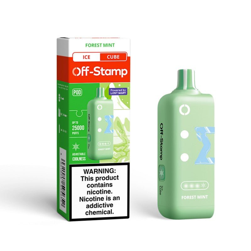 Off-Stamp X-Cube Replacement Pod | 25,000 Puffs — Forest Mint - Ice Pod