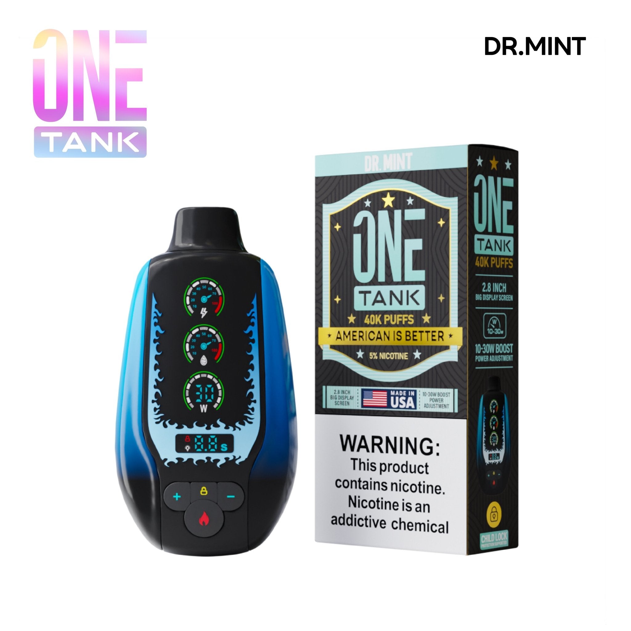 One Tank 40K Disposable — Lime Wave