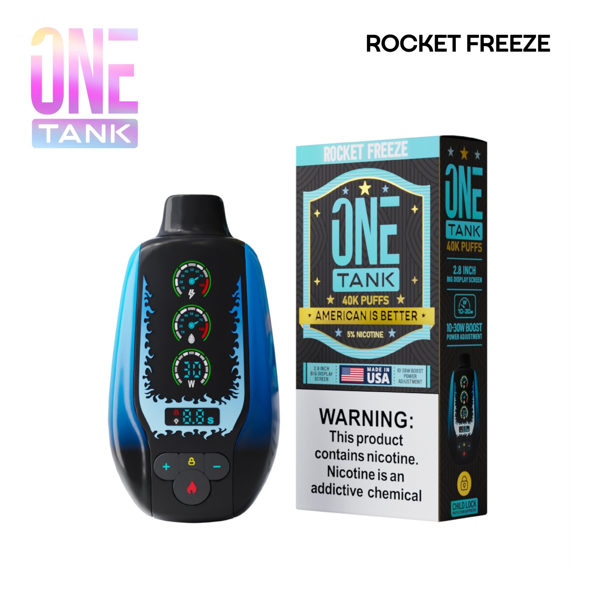 One Tank 40K Disposable — Rocket FREEZE