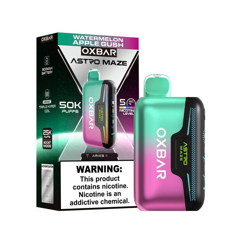 Oxbar Astro Maze 50k Disposable — Watermelon Apple Gush