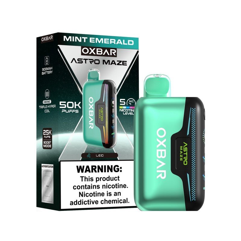 Oxbar Astro Maze 50k Disposable — Mint Emerald