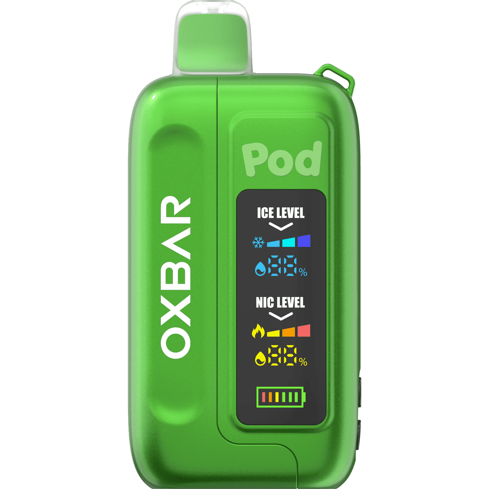 Oxbar ICE-NIC Control 35K Puff Disposable — Green Apple Burst (Aquarius)