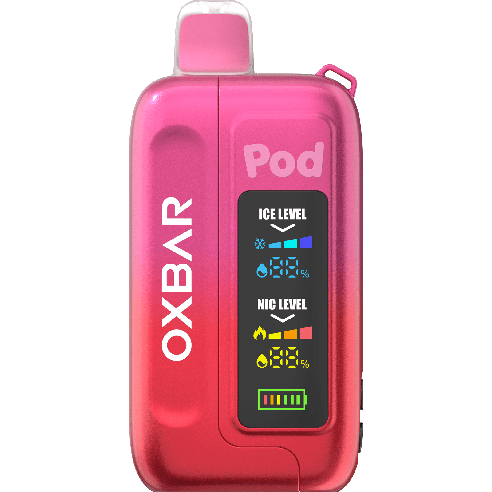 Oxbar ICE-NIC Control 35K Puff Disposable — Strawberry Pink Cherry (Sagitarius II)