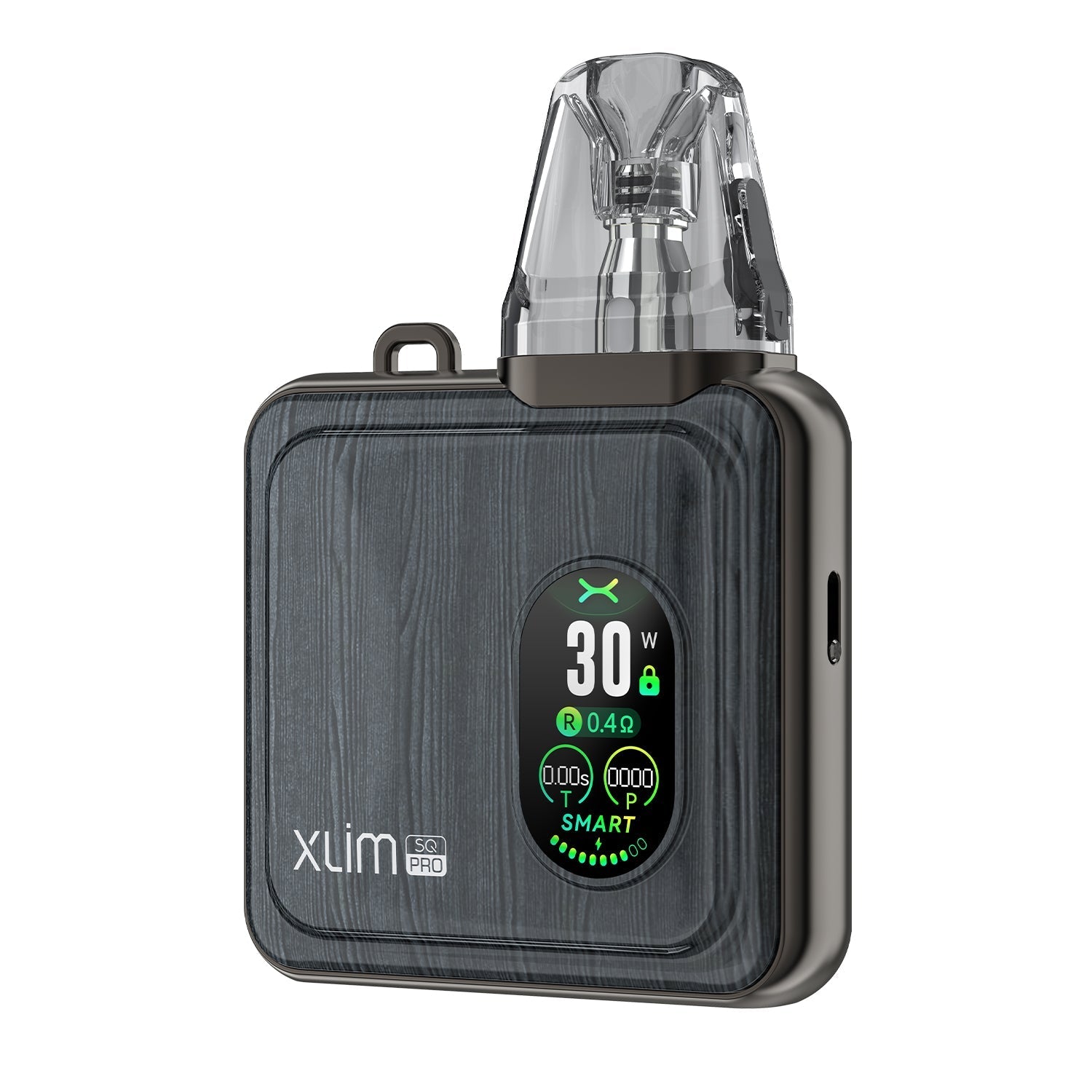 OXVA XLIM SQ Pro 30W Pod System — Gunmetal Wood