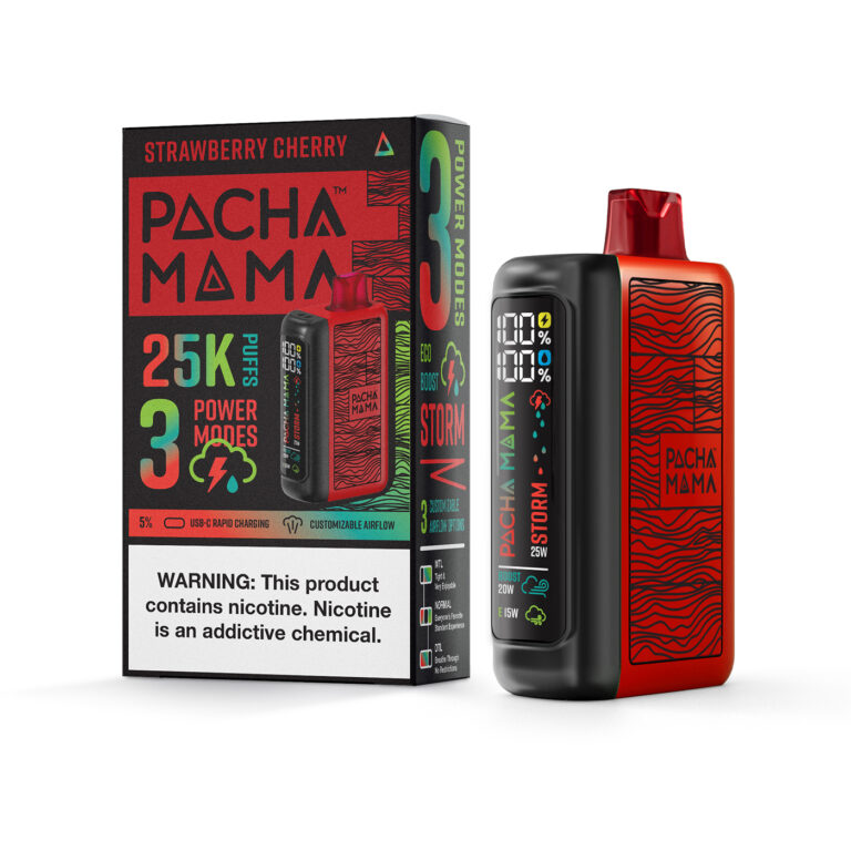 Pacha Mama 25K Disposable Vape — Strawberry Cherry