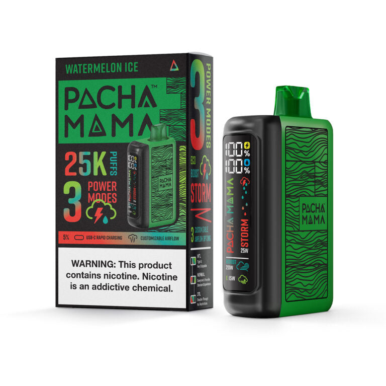 Pacha Mama 25K Disposable Vape — Watermelon Ice