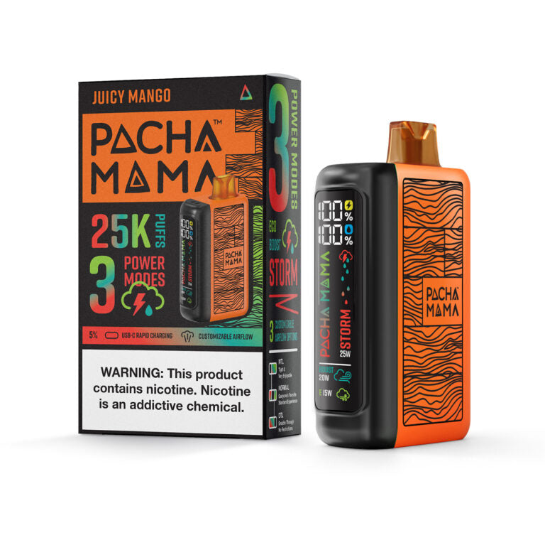 Pacha Mama 25K Disposable Vape — Juicy Mango