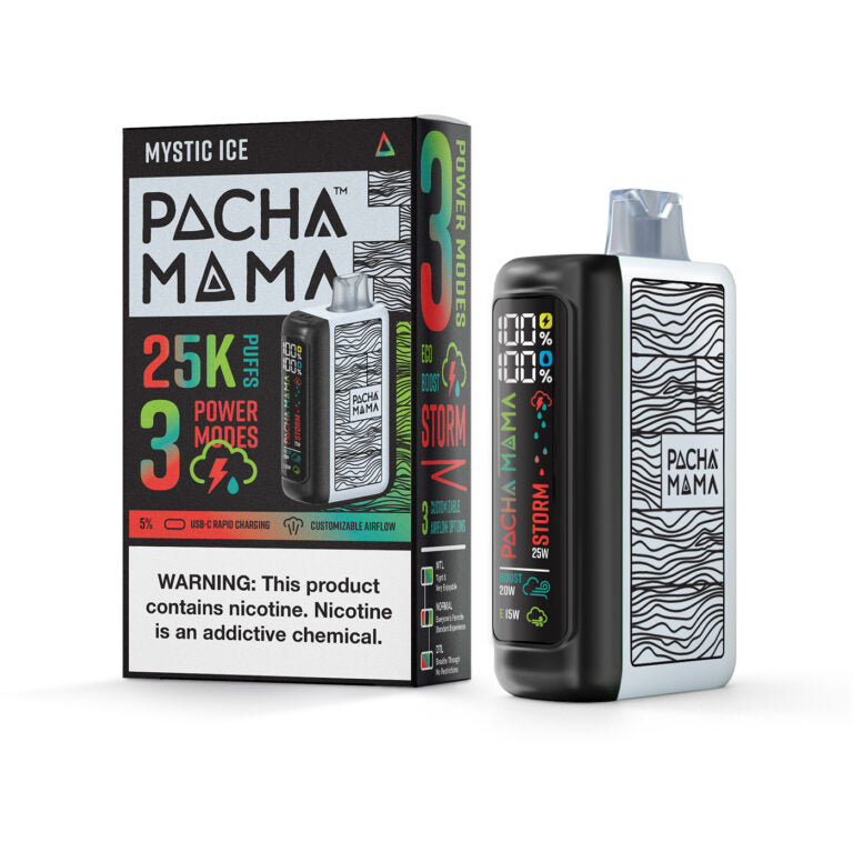 Pacha Mama 25K Disposable Vape — Mystic Ice