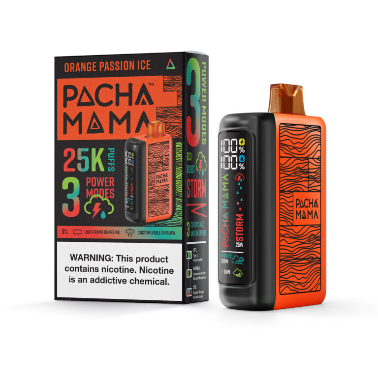 Pacha Mama 25K Disposable Vape — Orange Passion Ice