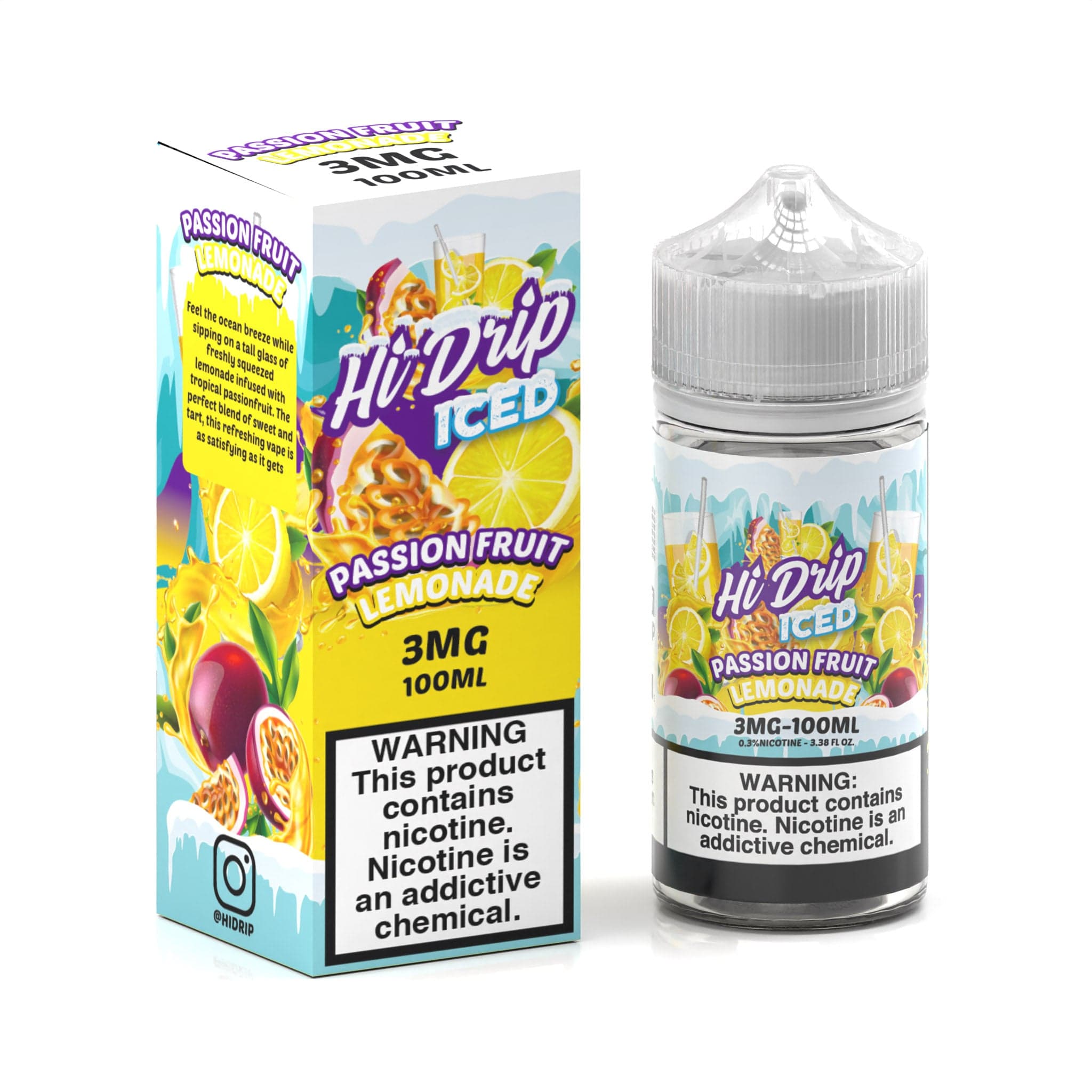 Hi Drip - 100mL — Passion Fruit Lemonade ICED