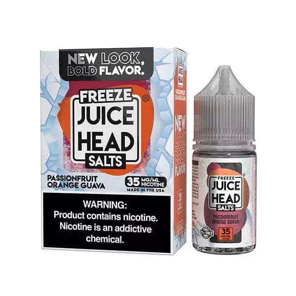 Juice Head Salt - 30mL — Passionfruit Orange Guava FREEZE