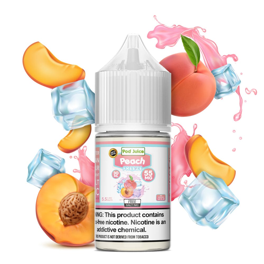 Pod Juice Freeze Salt - 30mL — Peach FREEZE