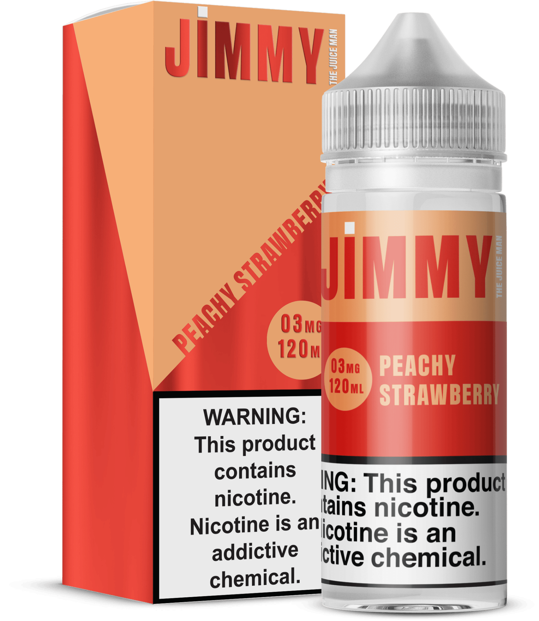 Jimmy The Juice Man - 120mL — Peachy Strawberry