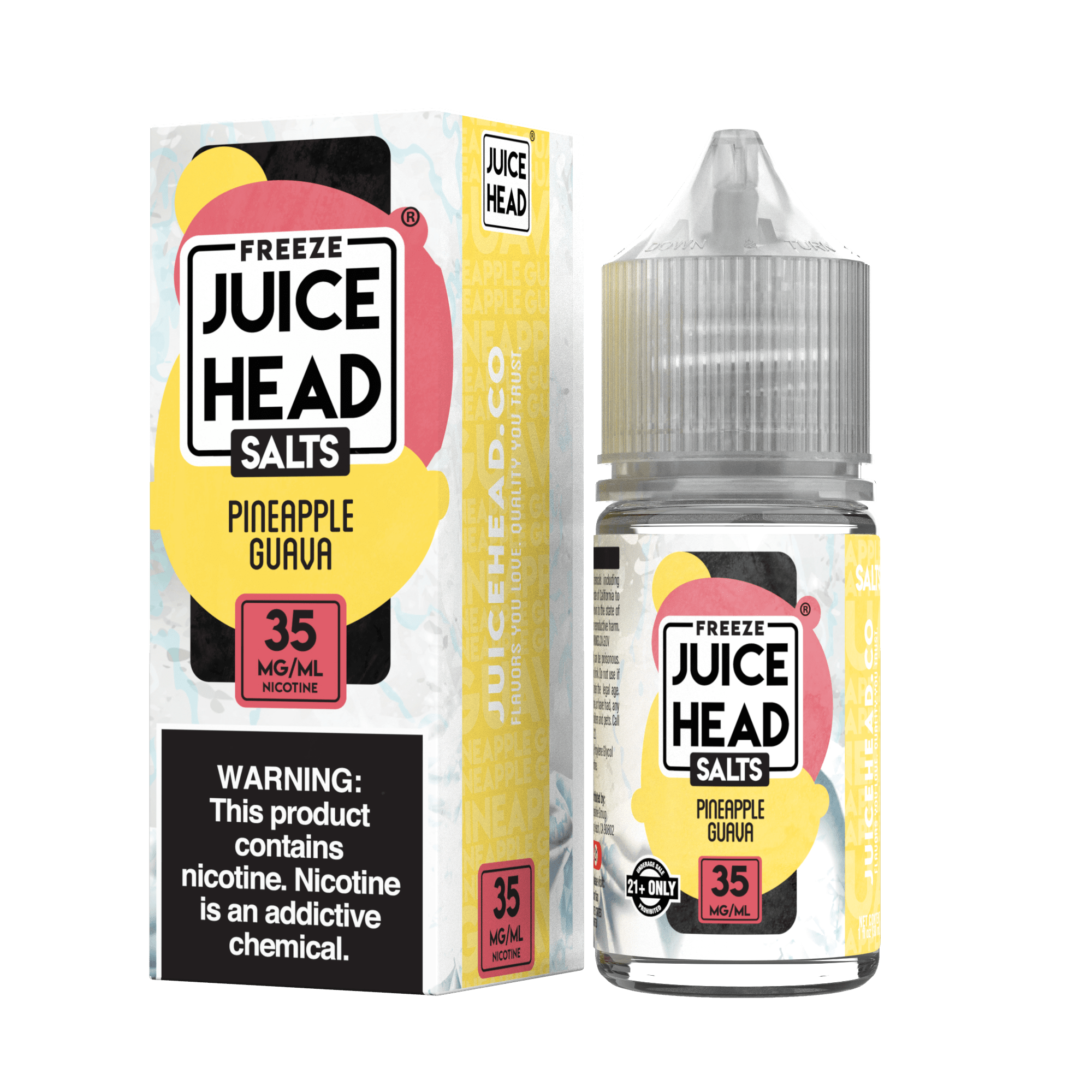 Juice Head SALTS - 30mL — Pineapple Guava FREEZE