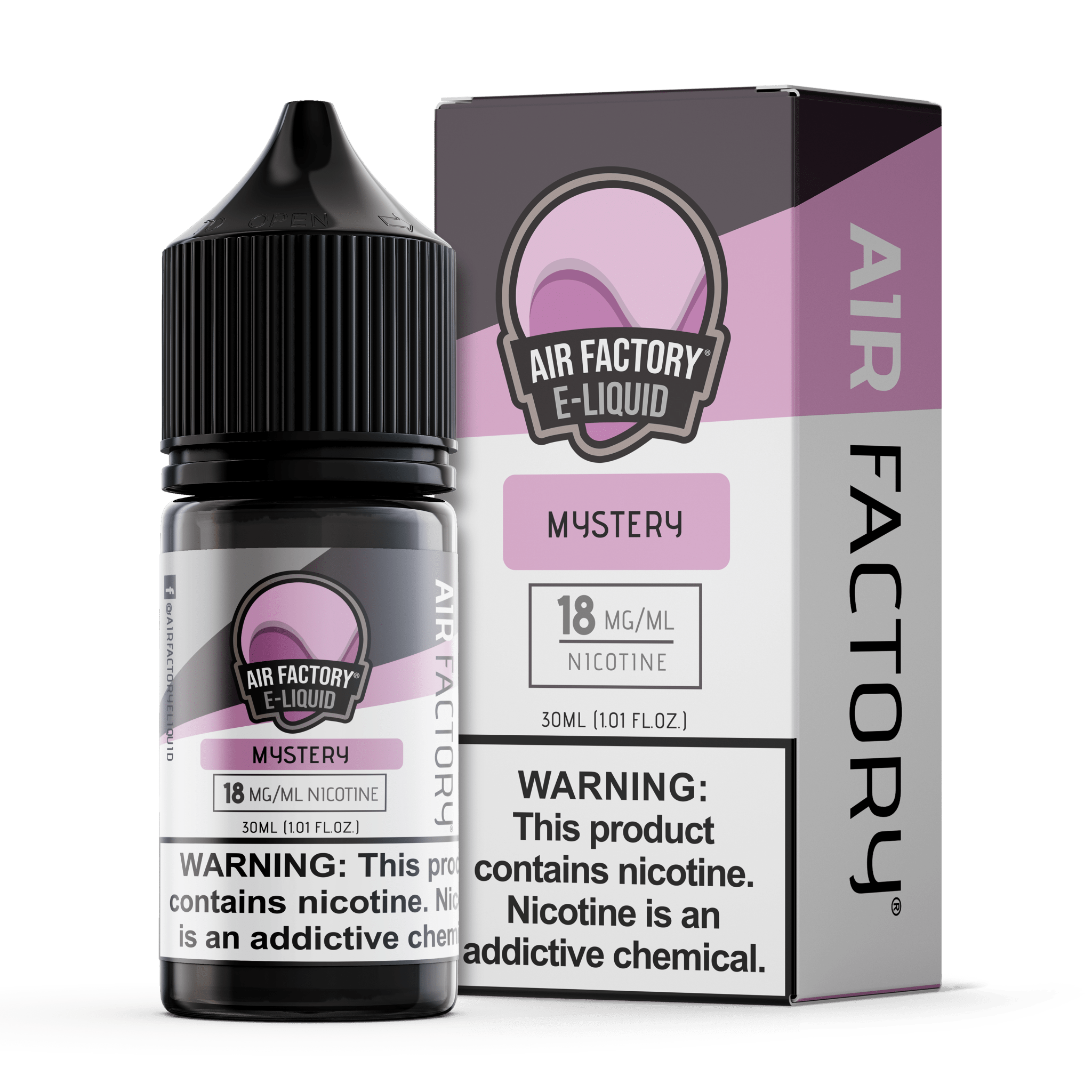 Air Factory E-Liquids Salt - 30mL — Pink Berry/Mystery