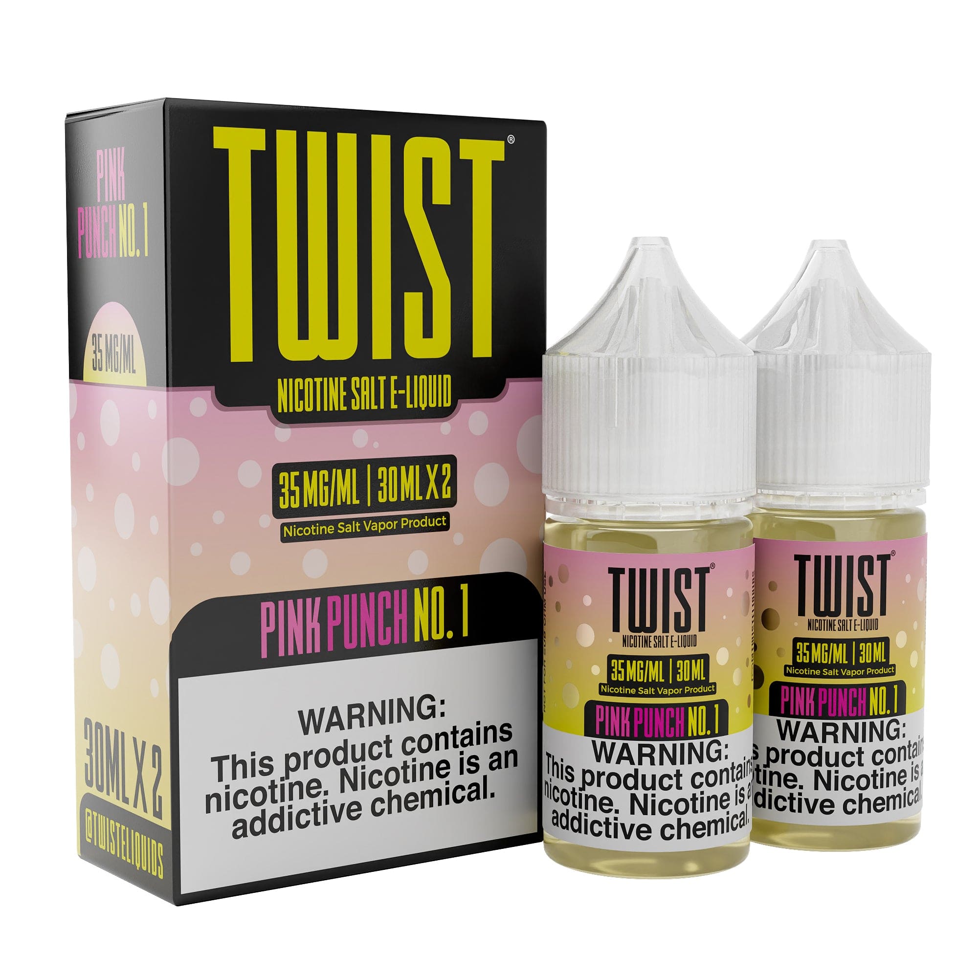 Twist E-Liquids Salt - 60ml (30ml 2-Pack) — Pink Punch No. 1