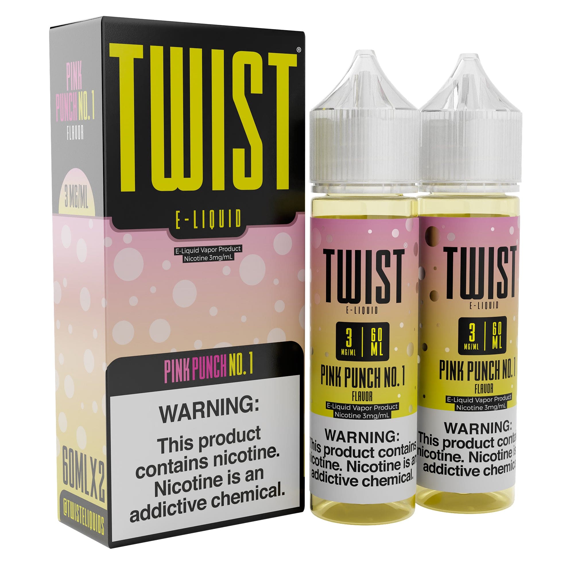 Twist E-Liquids - 120ml (60ml 2-Pack) — Pink Punch No. 1