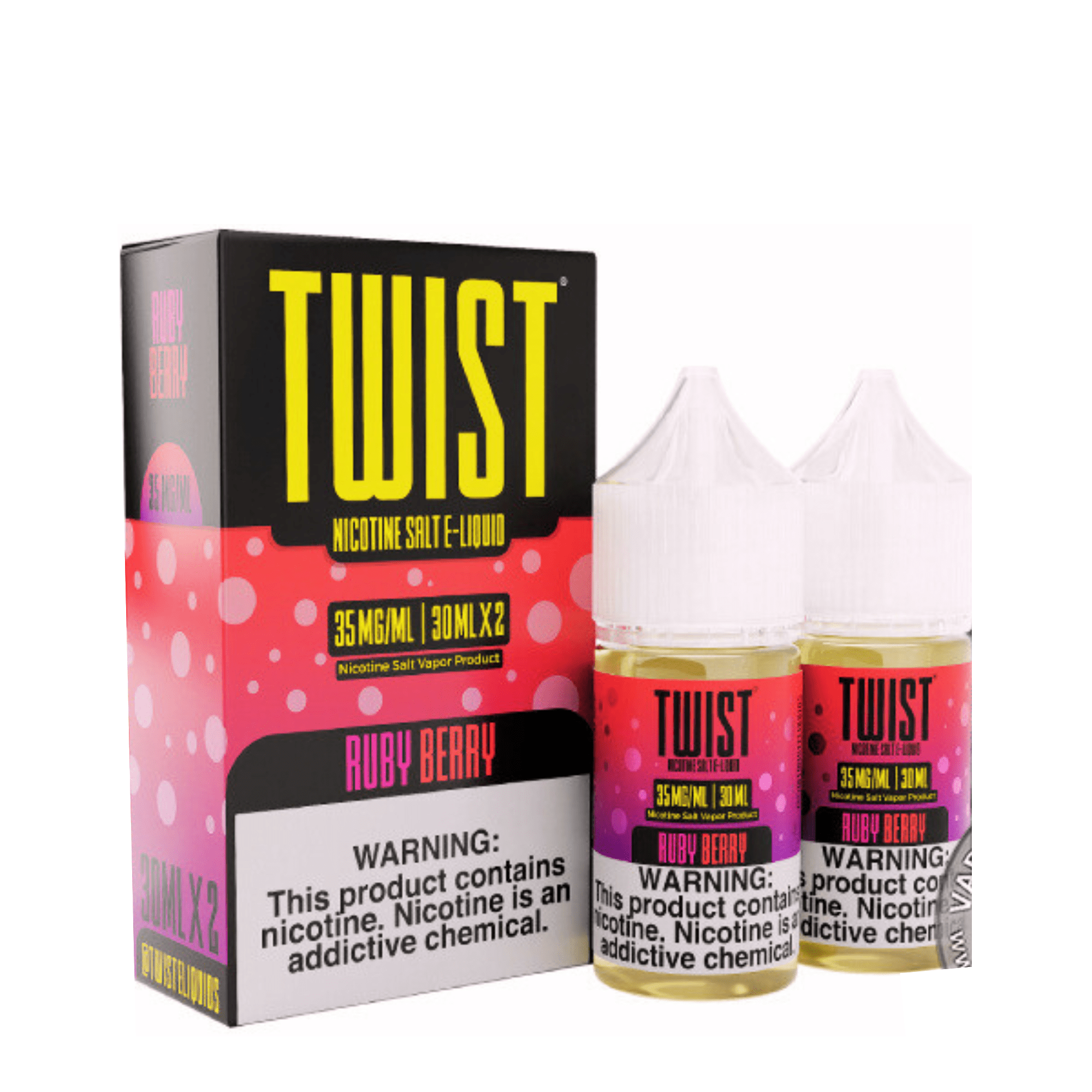 Twist E-Liquids Salt - 60ml (30ml 2-Pack) — Pom Berry Mix / Ruby Berry