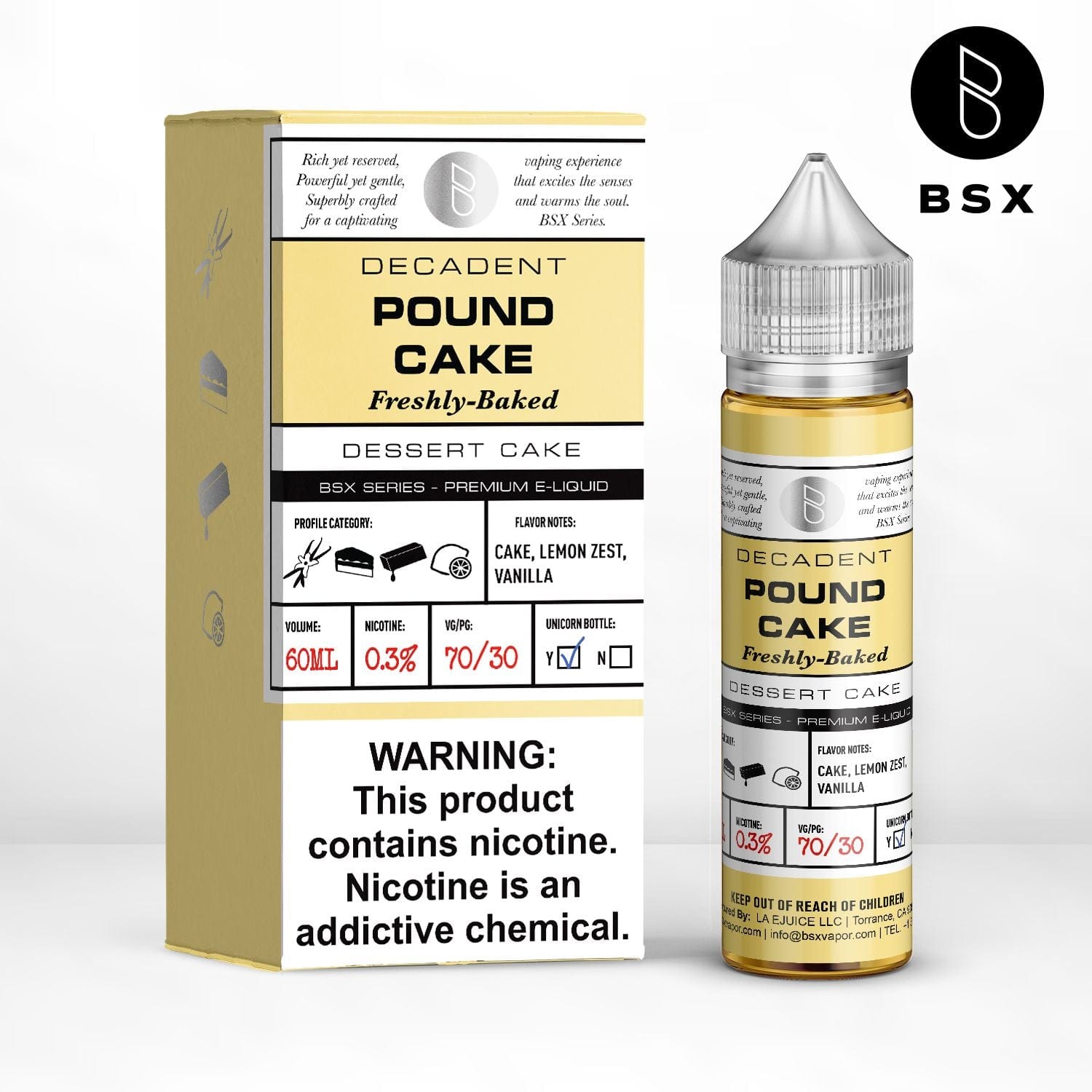 BSX Series - 60mL — Pound Cake
