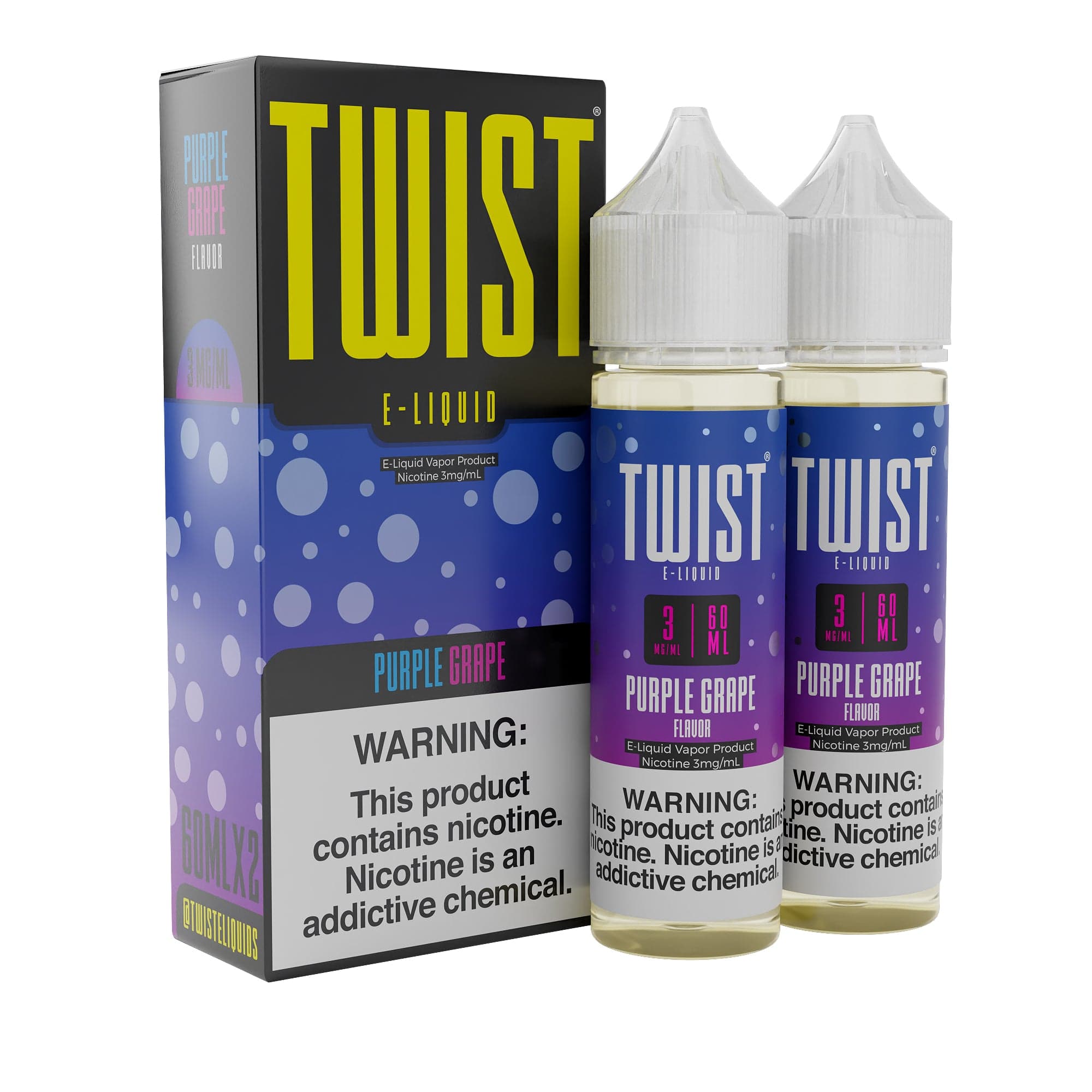 Twist E-Liquids - 120ml (60ml 2-Pack) — Purple Grape