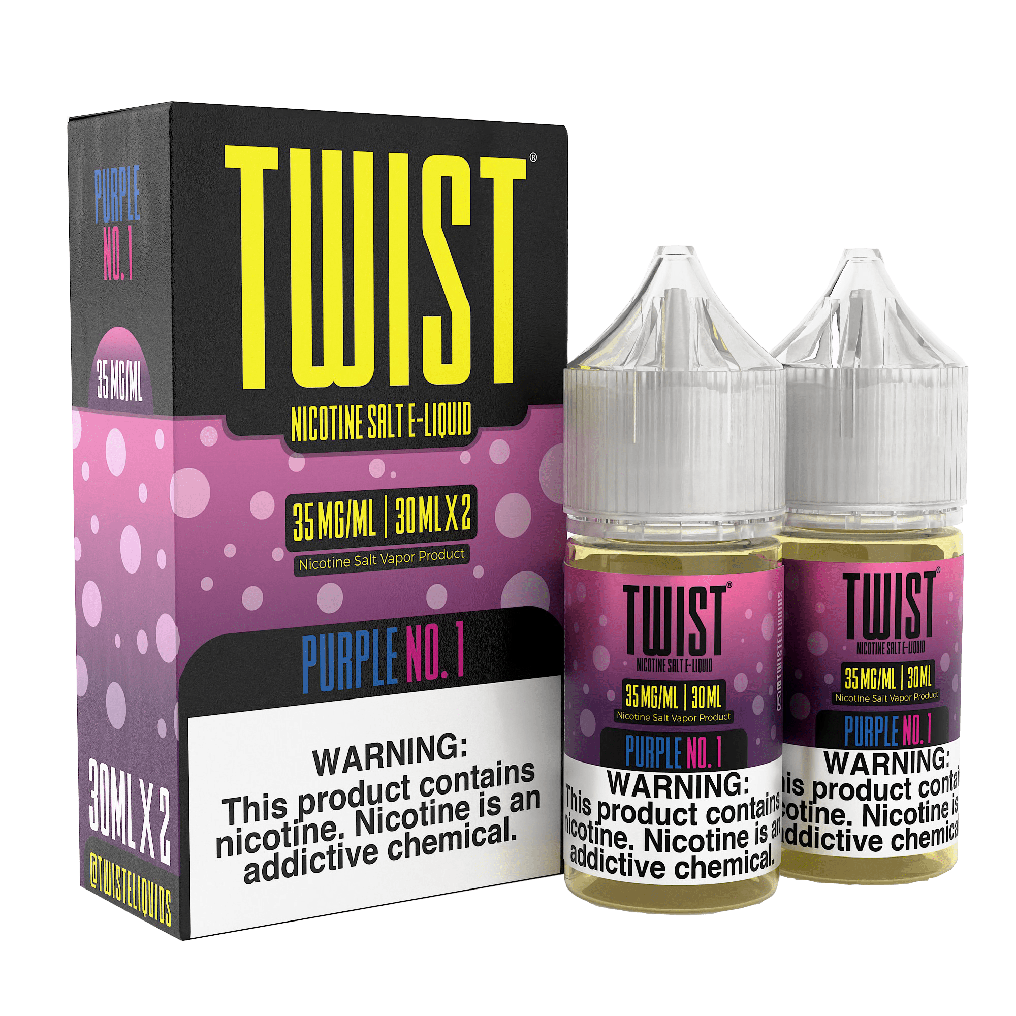 Twist E-Liquids Salt - 60ml (30ml 2-Pack) — Purple No. 1