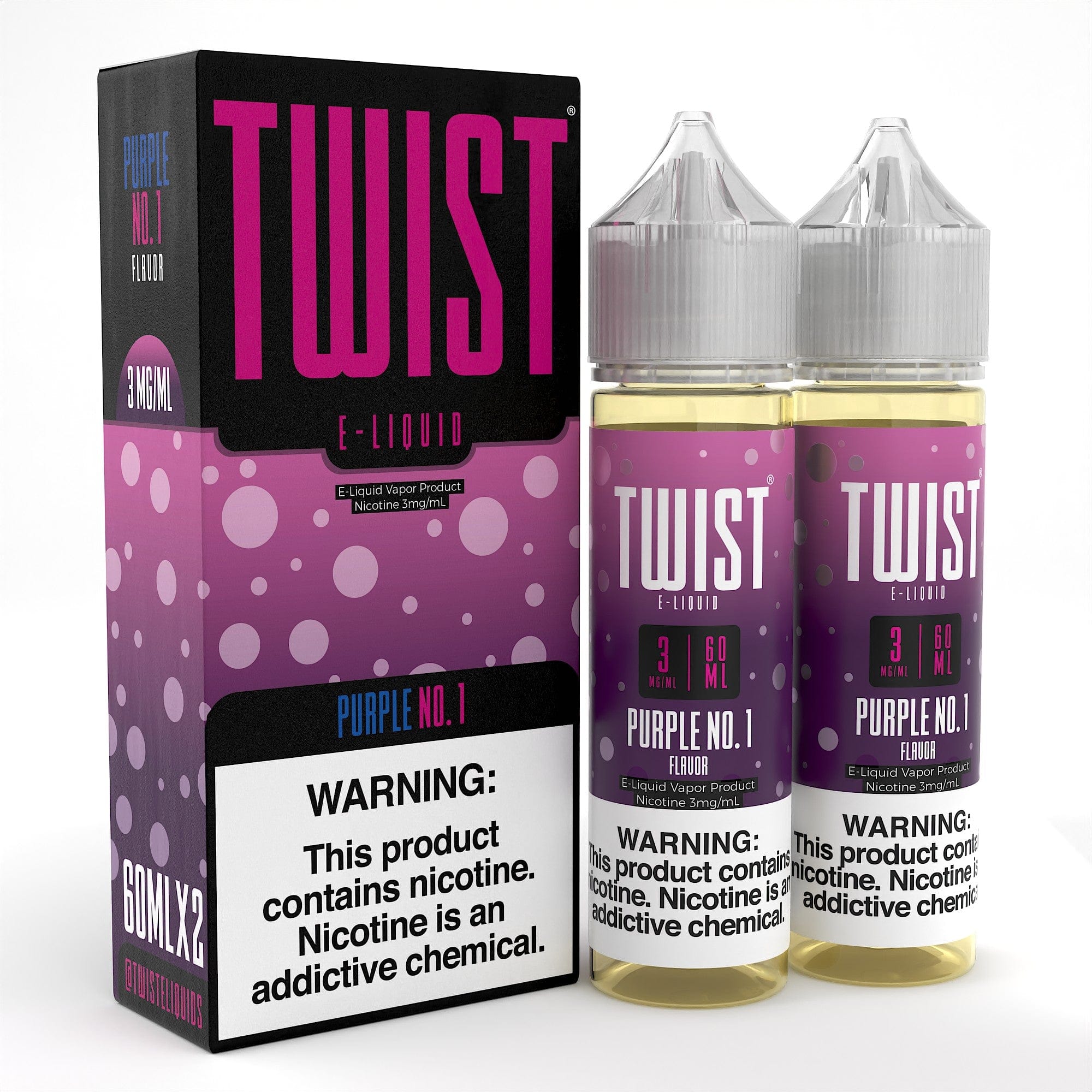 Twist E-Liquids - 120ml (60ml 2-Pack) — Purple No. 1