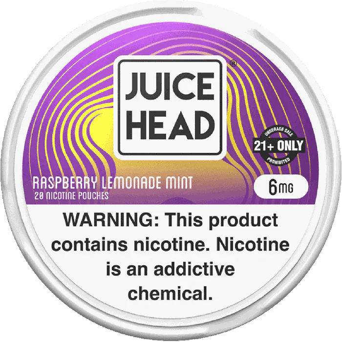 Raspberry Lemonade Mint - Juice Head Nicotine Pouches - 20ct — 12mg