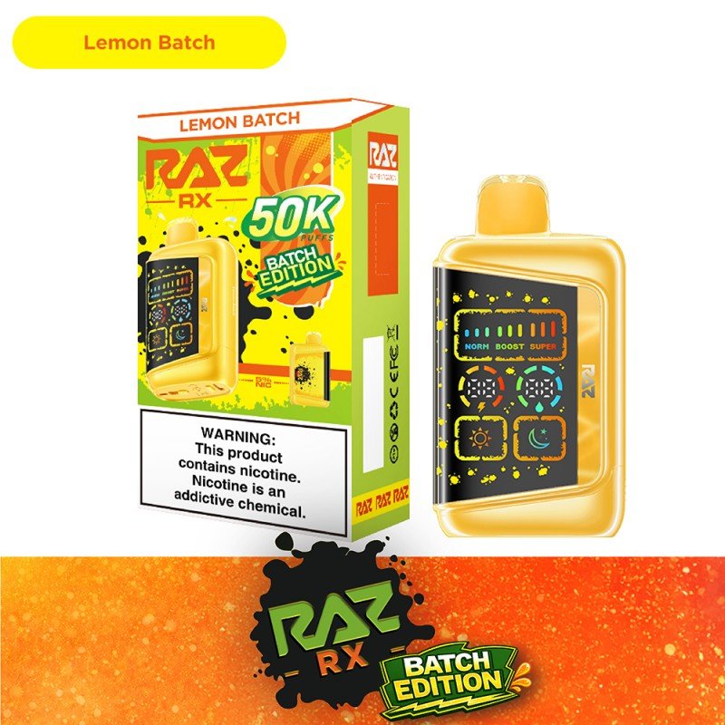 RAZ RX 50K Disposable — Lemon Batch