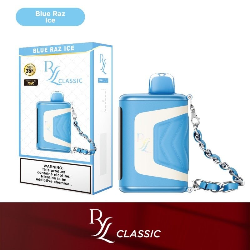 RAZ RYL Classic 35K Puff Disposable — Blue Raz Ice
