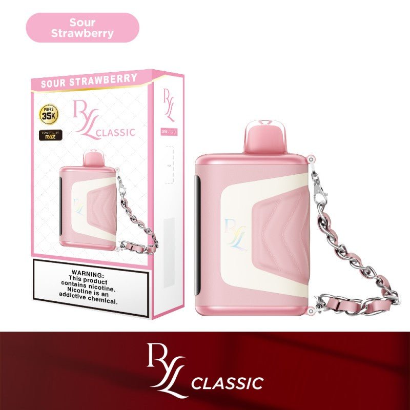 RAZ RYL Classic 35K Puff Disposable — Sour Strawberry