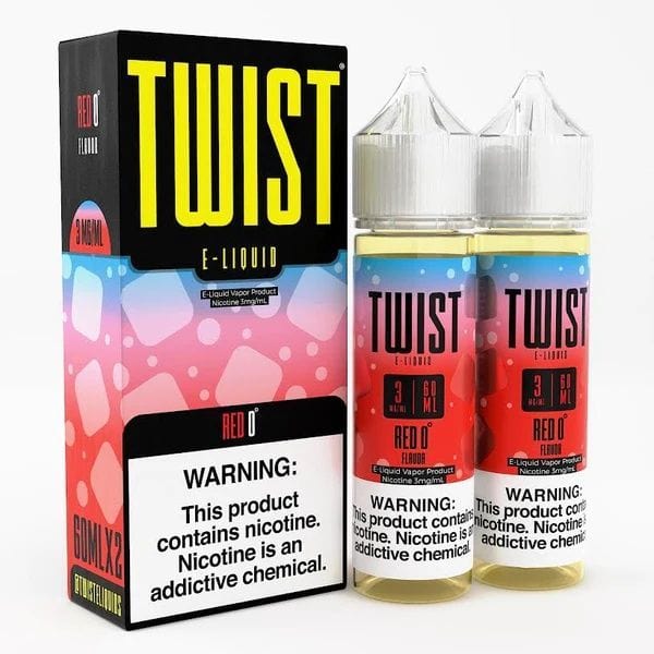 Twist E-Liquids - 120ml (60ml 2-Pack) — Red 0°