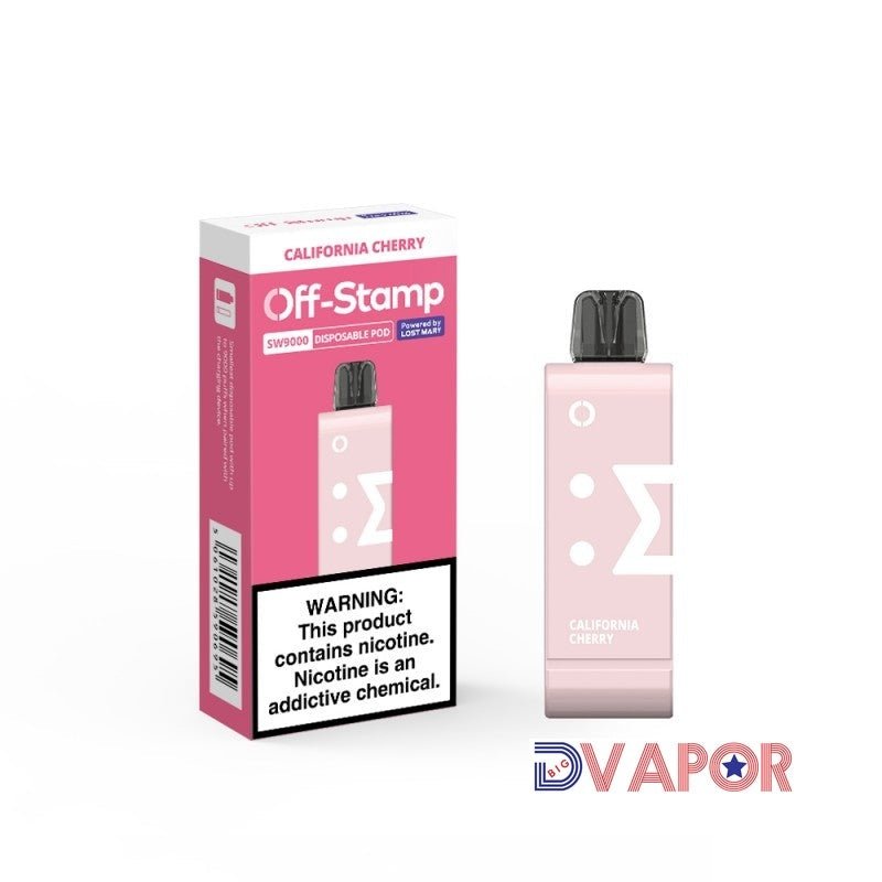 Refill Pod for Off-Stamp SW9000 Disposable by Lost Mary 5% — Cherry Strazz
