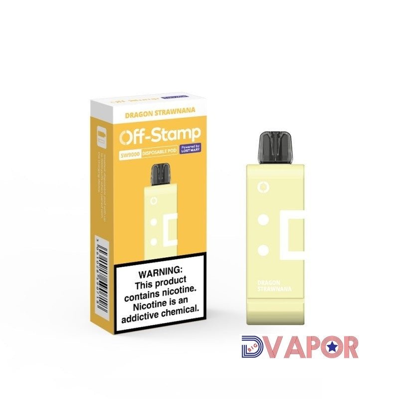 Refill Pod for Off-Stamp SW9000 Disposable by Lost Mary 5% — Dragon Strawnana