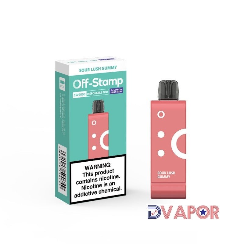 Refill Pod for Off-Stamp SW9000 Disposable by Lost Mary 5% — Sour Lush Gummy