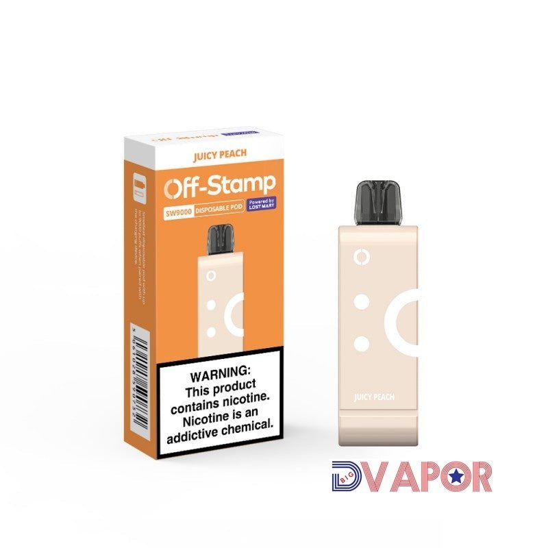 Refill Pod for Off-Stamp SW9000 Disposable by Lost Mary 5% — Juicy Peach